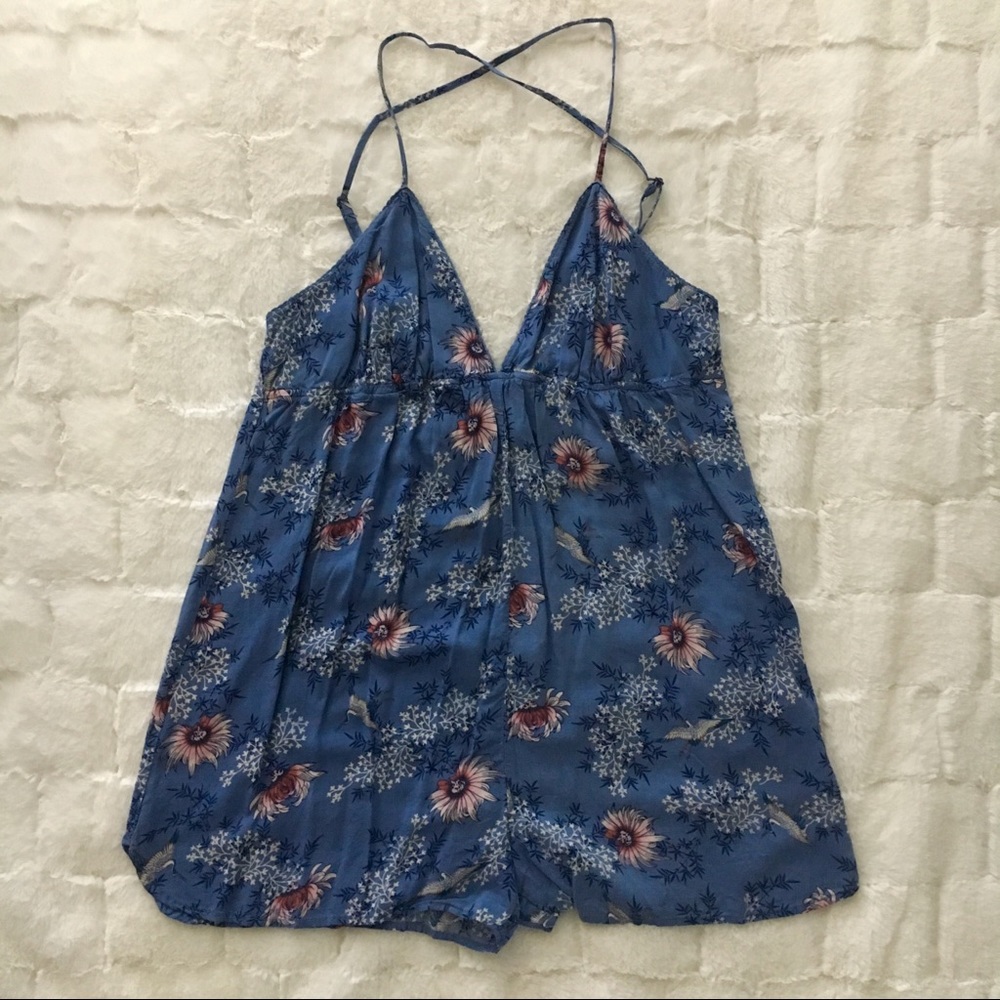 Forever 21 floral Romper